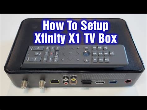 xfinity x1 box equipment